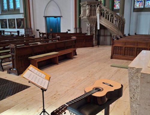 Gitarrenkonzert mit dem Titel „Gitarrenmusik für die Seele“